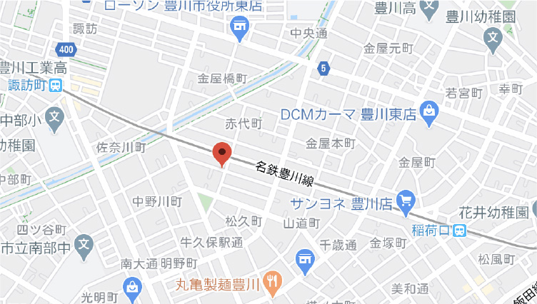 豊川支店地図